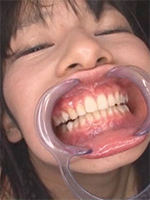 Weird deep irrumatio session with a dental appliance